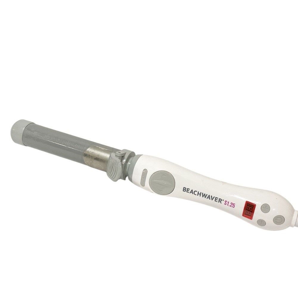 Beachwaver S Series Rotating Hair Curling Iron 1.25”‎ White